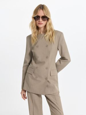 

Двубортный жакет с вискозой