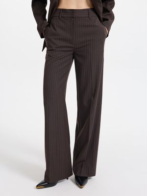 

Брюки прямого кроя с шерстью