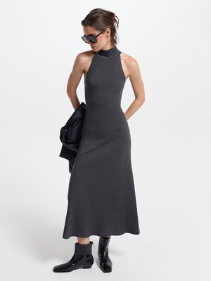 

Трикотажное платье из тенселя с шерстью