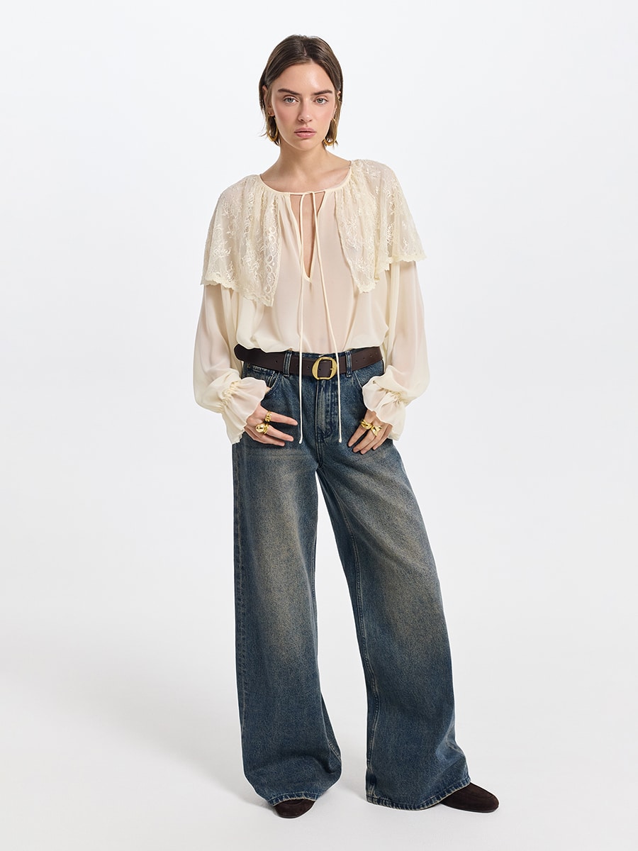 Джинсы Wide leg