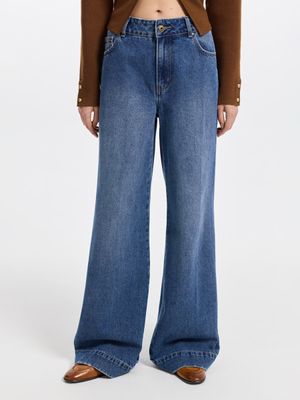 

Джинсы Flare с высокой посадкой