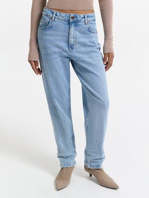 Джинсы Mom с высокой посадкой