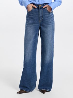 

Джинсы Relaxed fit с высокой посадкой