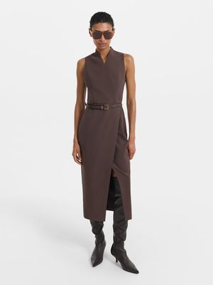 

Платье-футляр с ремнем