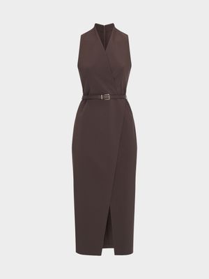 Платье-футляр с ремнем