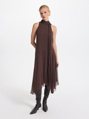 

Шифоновое платье миди из 100% вискозы