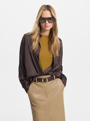 

Атласная блузка