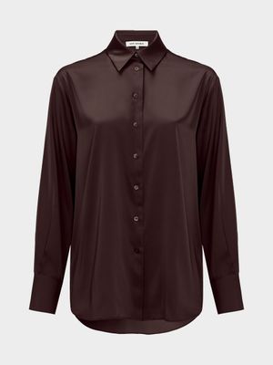 Атласная блузка