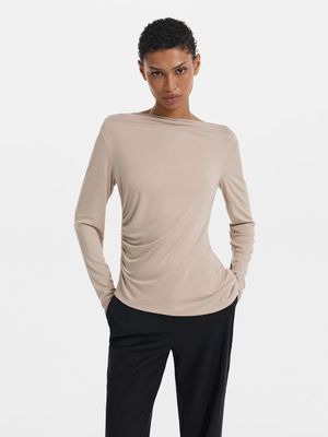 

Лонгслив из вискозы