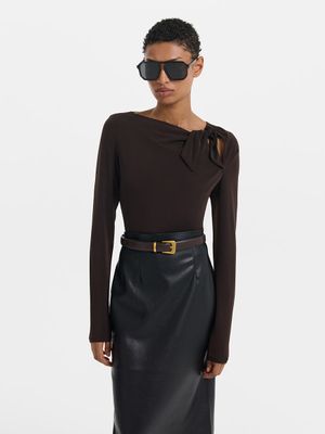 Боди с длинными рукавами