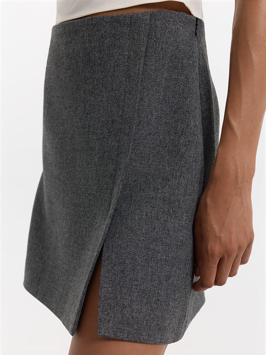 Юбка мини с вискозой