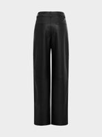 Брюки из экокожи