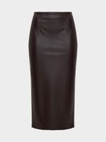 Юбка-карандаш из экокожи