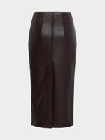 Юбка-карандаш из экокожи