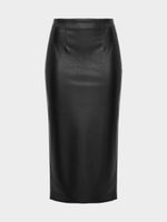 Юбка-карандаш из экокожи