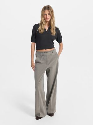 

Брюки-палаццо с лампасами