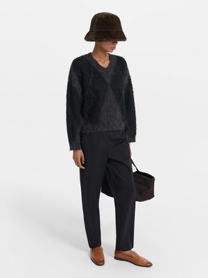 Брюки из хлопка с защипами 4999₽