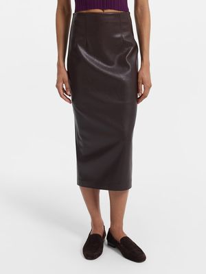 

Юбка-карандаш из экокожи
