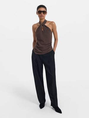 

Брюки barrel leg с вискозой