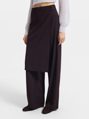 

Юбка-брюки в полоску