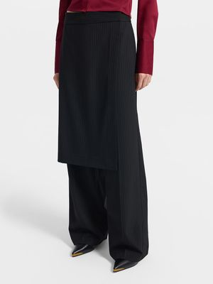 

Юбка-брюки в полоску