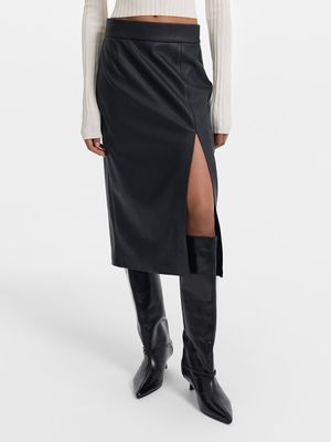 

Юбка-карандаш из экокожи