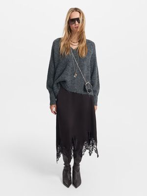 

Юбка из 100% вискозы с кружевом