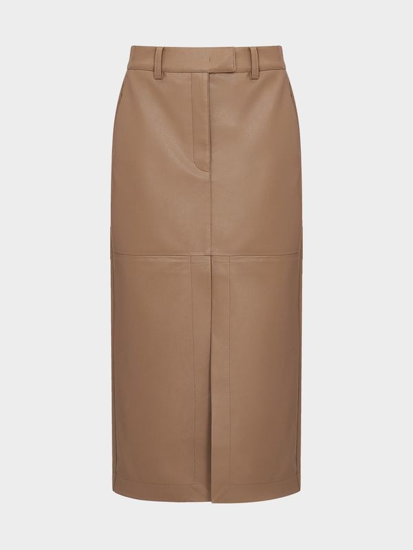 Юбка из экокожи