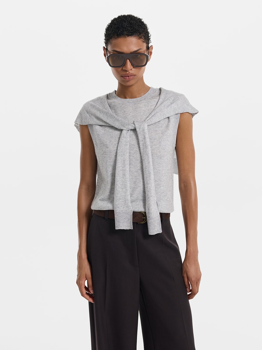 Жилет с шерстью