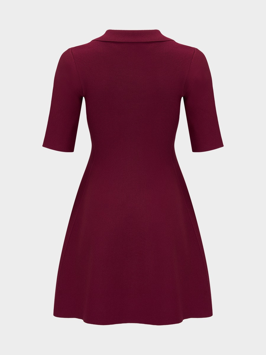 Трикотажное платье мини
