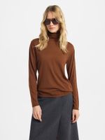 Водолазка с шерстью и шелком