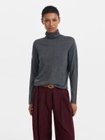 Водолазка с шерстью и шелком