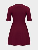 Трикотажное платье мини