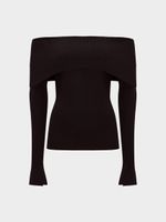 Джемпер с открытыми плечами