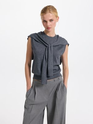 

Жилет с шерстью