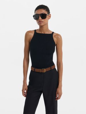 

Трикотажный топ с шерстью