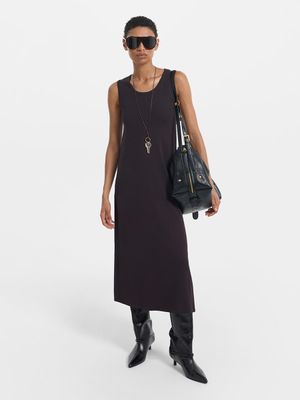 

Трикотажное платье миди