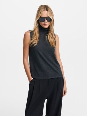 

Трикотажный топ с шерстью