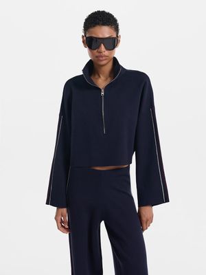 

Трикотажная толстовка с лампасами