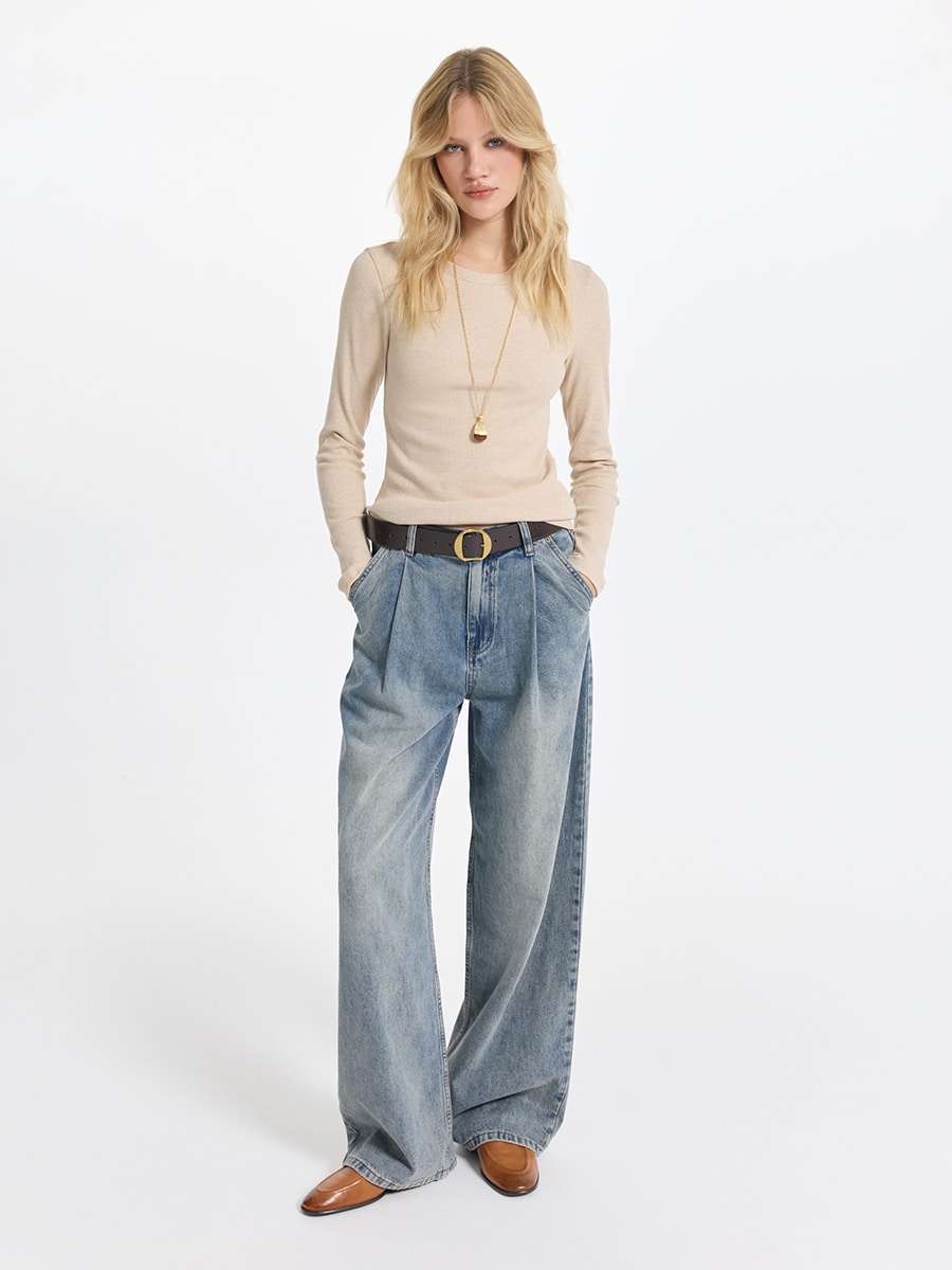 Джинсы Wide leg