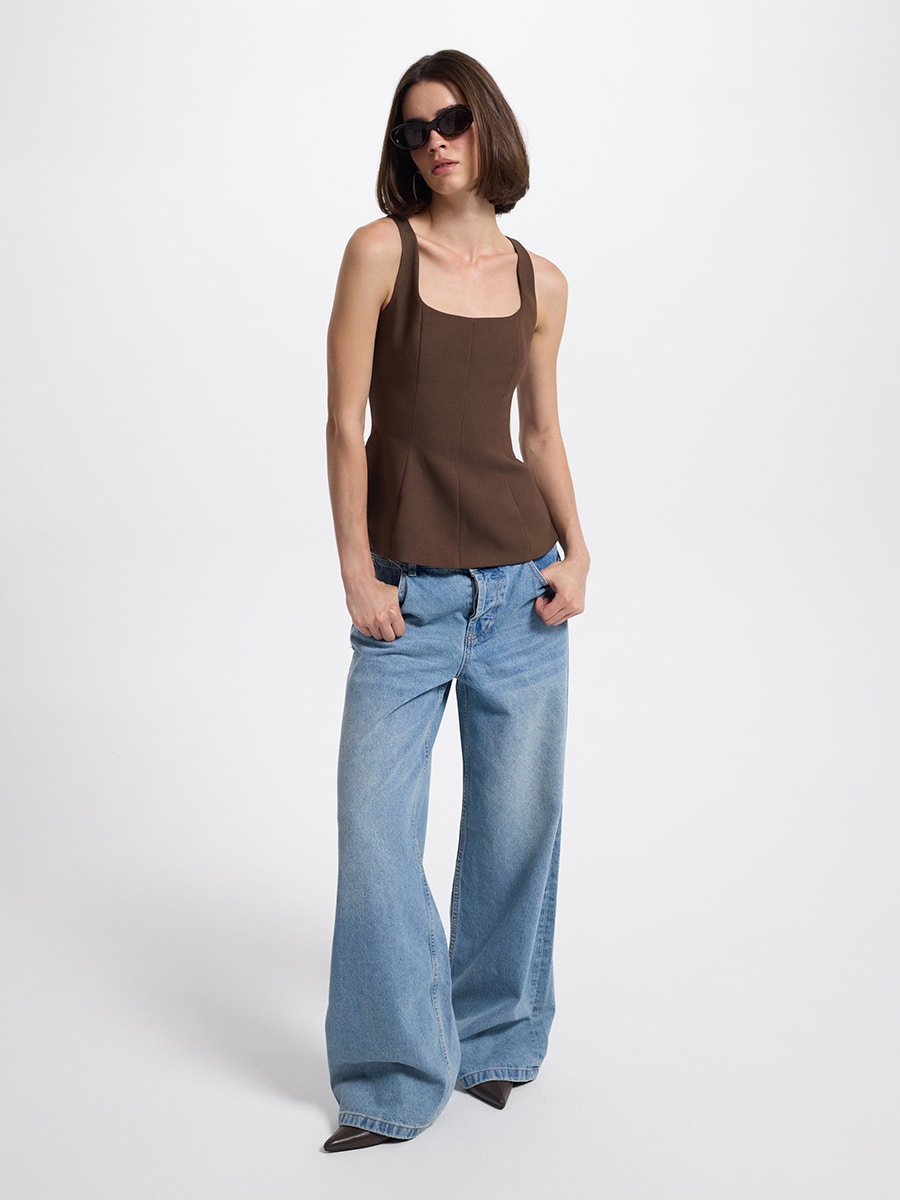 Джинсы Wide leg