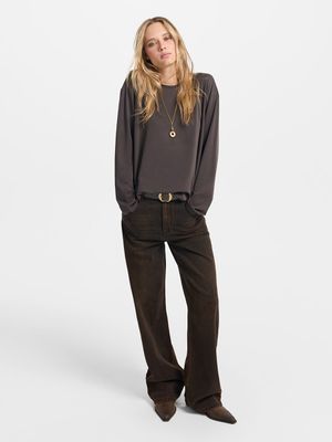 Брюки джинсовые женские