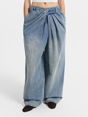 

Джинсы Baggy fit с высокой посадкой