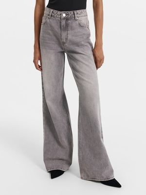 

Джинсы Flare fit с высокой посадкой