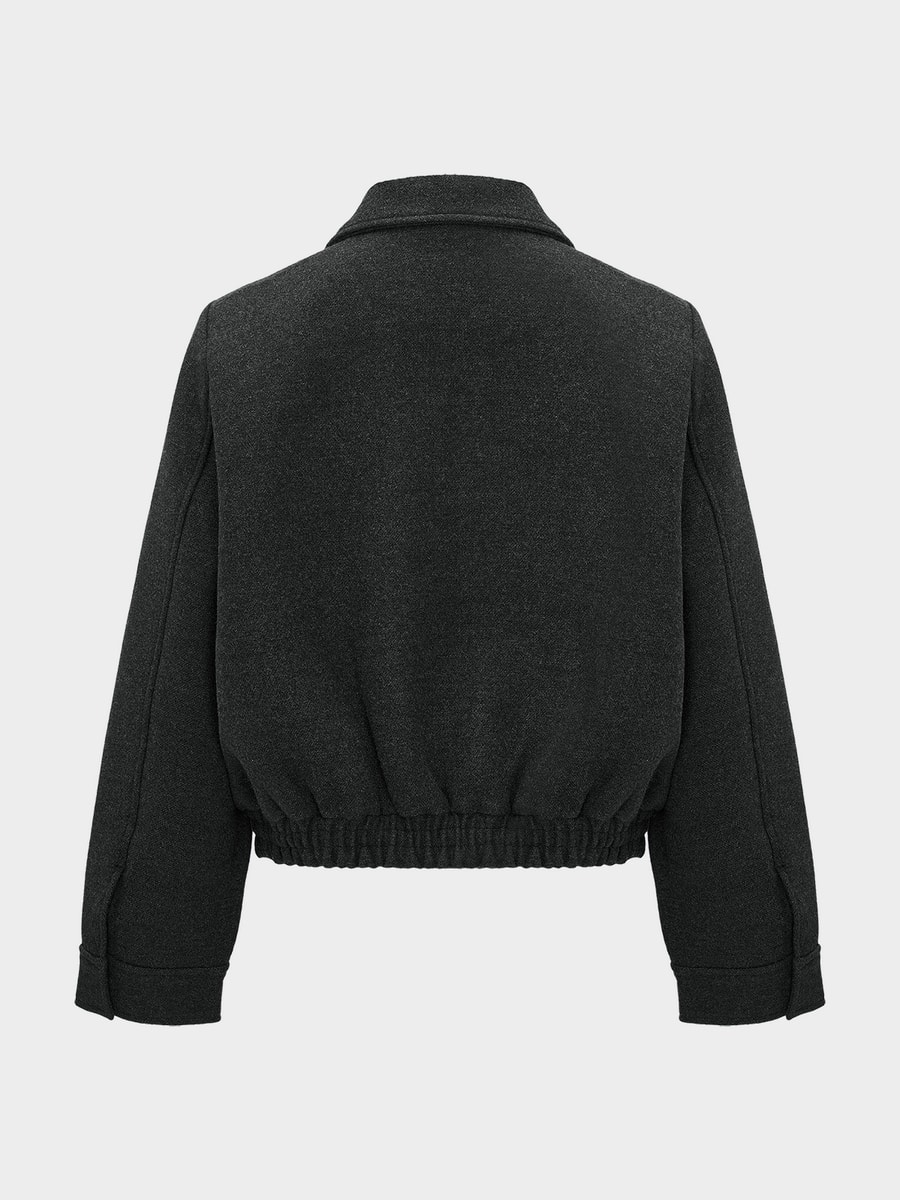 Куртка из пальтовой ткани 