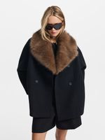 Полупальто из шерсти 