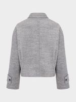 Укороченная куртка с шерстью