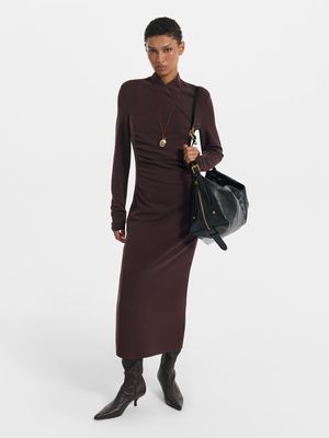 

Платье миди из джерси