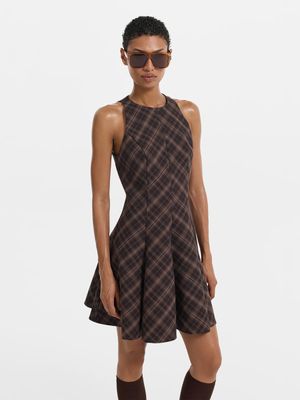 

Платье мини с вискозой