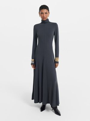 

Платье макси из вискозы